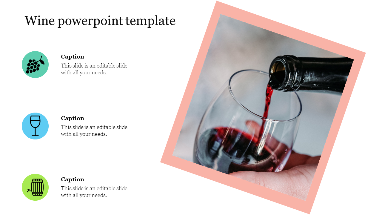 Wine powerpoint template